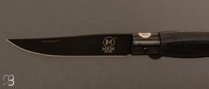 Couteau " Liner-lock Italian Line "  de Main Knives - Stamina noir - 10002