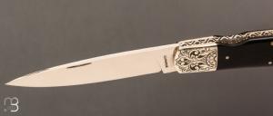   Couteau " Lock-back " pliant par H. McBurnette - Micarta et ATS-34