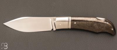  Couteau  " Lock-Back" custom par Rémi Lavialle - RWL34 et fibre de carbone