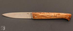 Lombard Birch pocket knife stabilized by Adrien Giovaninetti