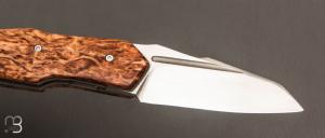 Couteau " Noblat V3 " custom de Gaël Chevalier - Bouleau de Carélie