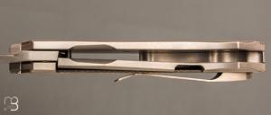  Couteau  " Octavus Micarta  / Titanium" Frame-lock par Bastards Knives X Gabriel Berthelemy