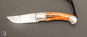   Couteau " Persan " par Philippe Lemonnier - Os cerf et RWL34 