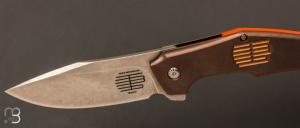  Couteau " Rowdy HiTech " par Gerry McGinnis design Tashi Bharucha