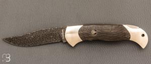 Couteau Bker Solingen - Scout Bog Oak Damast N107/199  - 112124DAM