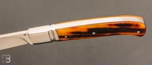    Couteau " Slack " custom par Raphaël Durand - Jigged bone et RWL34