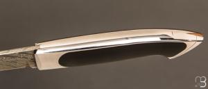    Couteau " Small Méditerranée " par Charles Bennica - Lame damas d'Henry Viallon