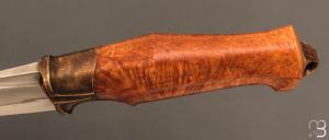  Couteau " custom  "  fixe par Roman Stoklasa - W2 et bruyère