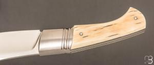   Couteau " Wallace " custom par Frédéric Augé - Mammouth et RWL-34