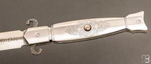    Dague flipper par Tim Bernard - Acier inoxydable et lame en RWL34