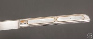 Couteau " Grande Chimère " pliant fait main par Bastien Toubhans - Atelier Beau Merle