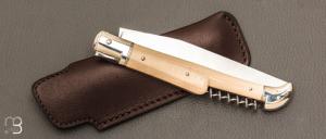   Couteau " Laguiole 3 pièces " par Romain Alvarez - RWL-34 et mammouth