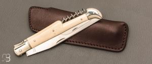   Couteau " Laguiole 3 pièces " par Romain Alvarez - RWL-34 et mammouth