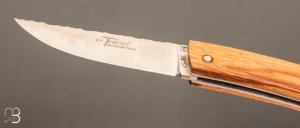  Couteau Le Thiers® Nature S N°026/100 par Fontenille-Pataud - Bois de serpent et lame en 14C28n