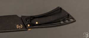 " µSepia Black " - Collaboration Torpen et Maxknives - MKH01B