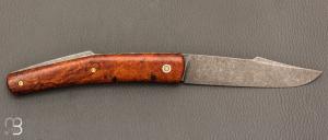  Couteau " Aigà " custom de Pierre Thomas - Atelier Odae - Loupe de bois de fer