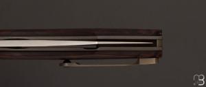 Couteau " Axyome " par Thierry Savidan - Bois de fer et RWL-34