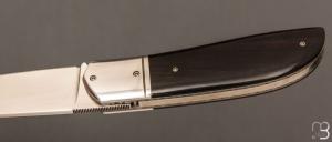 Couteau " Bohème " custom par Rémi Lavialle - RWL34 et ébène