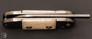 Couteau " Bouledogue L " XC75 et os fait main par Frédéric Marchand