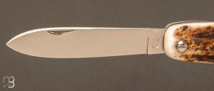    Couteau " Canif  " 1 pièce par J. Mongin - Bois de Cerf