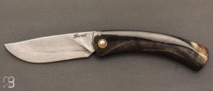   Couteau de poche Corse corne de bélier de Jean-Jacques Bernet
