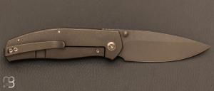  Couteau " Esprit WE20025A-A " WE KNIFE - Marble Carbon Fiber et CPM 20CV