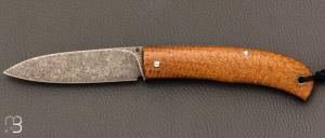   Couteau " Hook  " custom par Raphaël Durand - Kevlar "Thunderstrike" et RWL-34