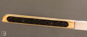   Couteau " Interframe XVIII ème " pliant fait main par Bastien Toubhans - Atelier Beau Merle