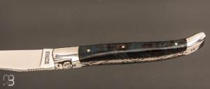  Couteau Laguiole Aubrac Loupe de peuplier stabilisée