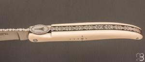 Couteau Laguiole en Aubrac modèle Origine Tour Eiffel N°311 - Elforyn 