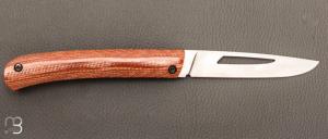   Couteau " Le 26 " par MTBlades Benjamin Thuillier - Micarta et lame en 14C28