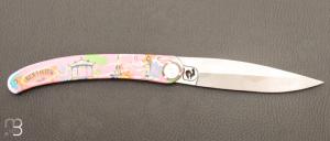 Couteau Le Coq Français modèle " Pop Art Valence "