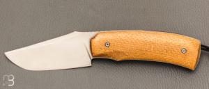 Couteau " Liner-lock " custom par Alex Bailleul - ALXKnives - Micarta et RWL34