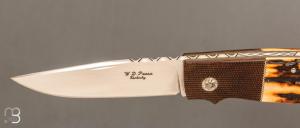   Couteau " Lock-back " custom par W.D. Pease