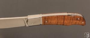 Couteau " Lock-Back" custom par Rémi Lavialle - RWL34 et koa stabilisé