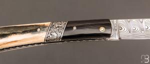    Couteau  "  Mandrin  " de collection par Philippe Voissière 