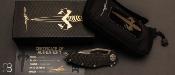 Couteau "Matrix Two-Tone Stonewash Carbon Fiber" par Marfione Custom Knives