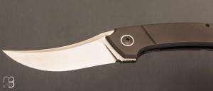  Couteau " Maverick full titane prototype  " custom de Jean Michel Martin  - RWL-34 et titane