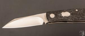   Couteau " Nativ Mini "  par Aleksandr Vetrov - Fibre de carbone / Elmax