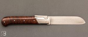  " Palanquille " custom knife by Glenn Guillou - Ironwood and VG-10 Suminagashi