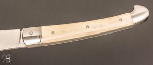    Couteau  " Pièce unique " par Laurent Gaillard - Bois de cerf et 14C28N