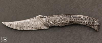  Couteau " Pointix " custom de Florent Dall'ava - L'atelier Dall'ava - Full damas