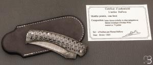  Couteau " Pointix " custom de Florent Dall'ava - L'atelier Dall'ava - Full damas