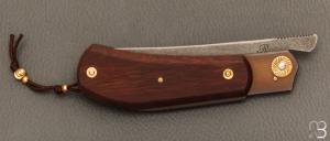    Couteau " Ronin piémontais " par Tony Ruot - Micarta ancien et C130