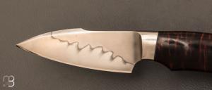 Couteau " Semi intégral  " fixe par David Lespect - Gidgee C105