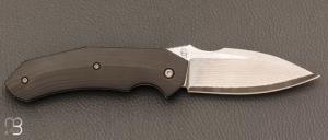   Couteau " Speartac Small " custom de GTKnives - Thomas Gony - Fibre de carbone et lame en VG10