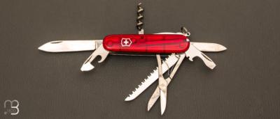 Couteau Suisse Victorinox Huntsman Rouge Translucide - 1.3713.T