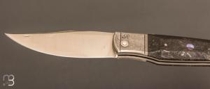   Couteau " Truand Éffilé " par Tony Ruot - Factcarbon Space Coral RWL34