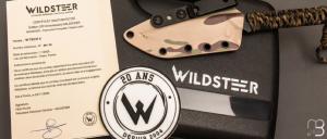  Couteau W TECH 4 Édition Limitée 20 ans Wildsteer - Paracorde et lame noire