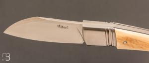   Couteau " Wallace " custom par Frédéric Augé - Mammouth et RWL-34